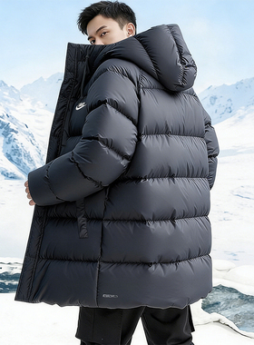 Nike耐克男士羽绒服2025冬季新款保暖运动服户外防风休闲服IB2974