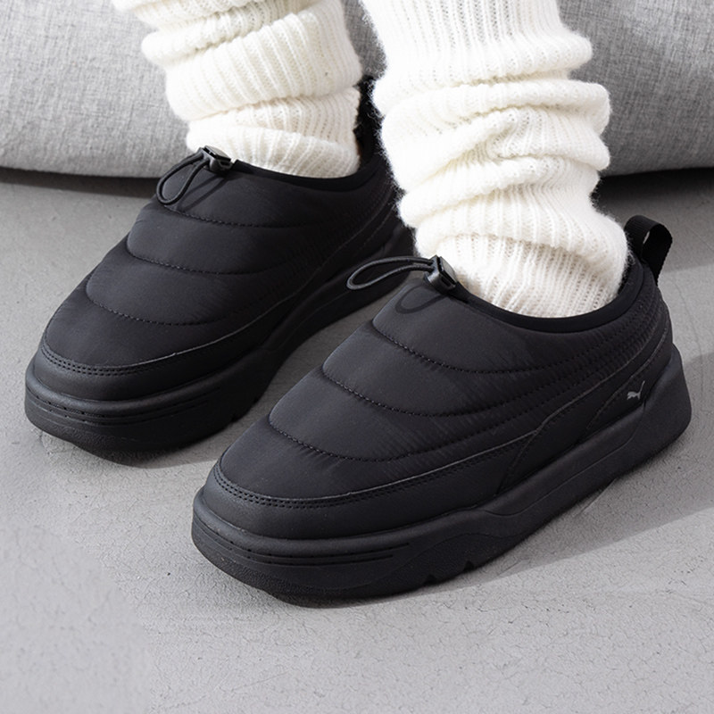 PUMA彪马男女鞋冬季新款加绒保暖棉鞋低帮运动鞋居家休闲鞋397661
