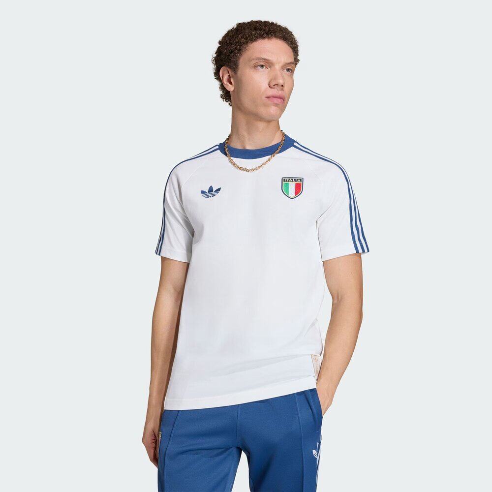 Adidas阿迪达斯短袖男装2026新款意大利足球文化衫运动T恤
