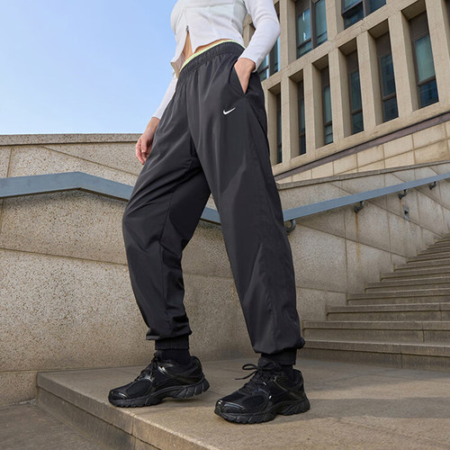 NIKE耐克女裤收口休闲裤25新款宽松长裤健身跑步运动裤FV7661-010