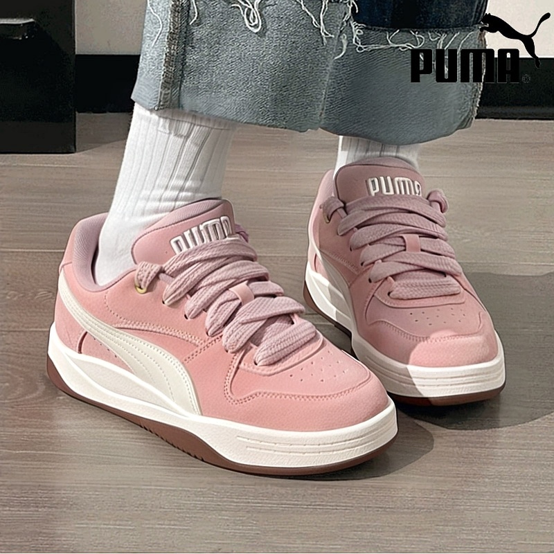 PUMA彪马粉色板鞋女鞋2025秋季新款面包鞋厚底休闲鞋运动鞋402510