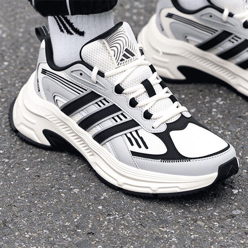 阿迪达斯老爹鞋男鞋女鞋官网正品运动鞋春季新款灰色跑步鞋休闲鞋