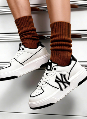 MLB官方 男鞋女鞋2026新款休闲时尚运动鞋复古板鞋3ASXCA12N50WHS