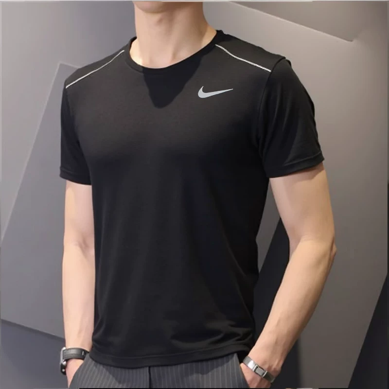 Nike, quick dry summer breathable sports short sleeve T-shirt, loose fit