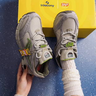 SAUCONY索康尼跑鞋男鞋2025冬季新款运动鞋乐事薯片联名款休闲鞋