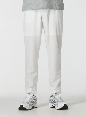 Lanbu蓝步白色长裤男裤女裤夏季新款梭织运动裤休闲裤透气直筒裤