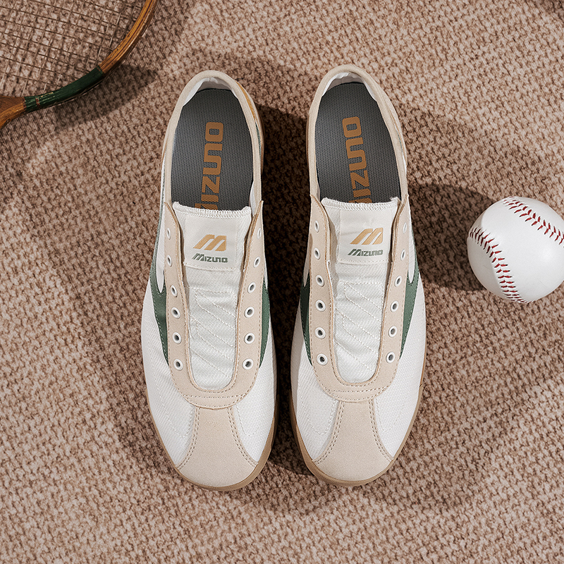 Mizuno美津浓25新款夏季复古千禧薄底休闲鞋德训鞋LG 60S SLIP-ON