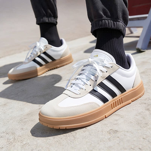 阿迪达斯男鞋春季新款复古休闲鞋低帮板鞋德训鞋运动鞋男士鞋子