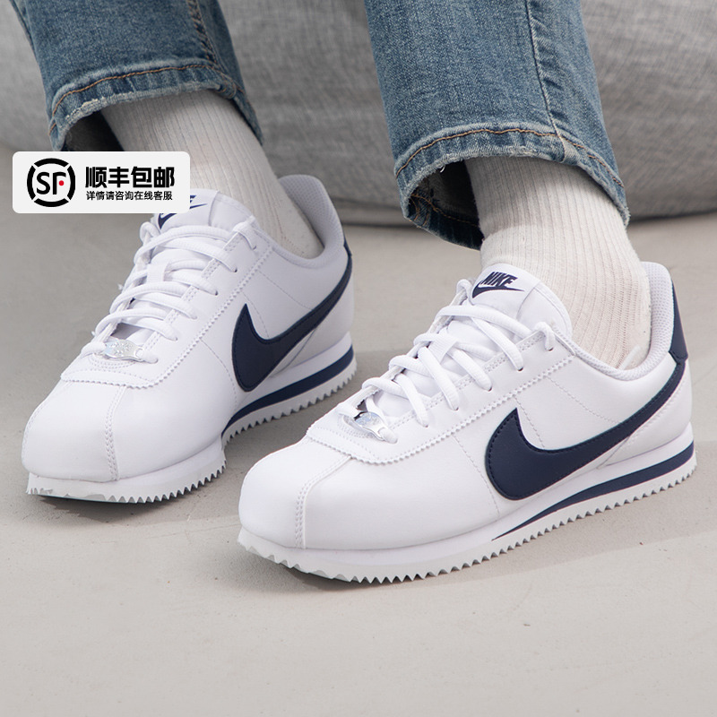 NIKE耐克女鞋冬季新款运动鞋CORTEZ复古经典休闲鞋轻便透气跑鞋