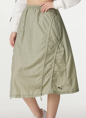 PUMA彪马女裙2026春季新款运动裙半身裙透气女士休闲裙子63397