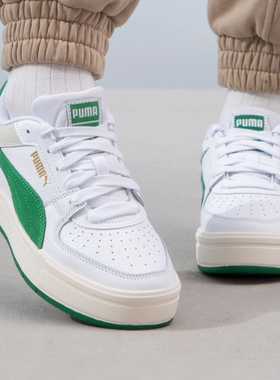 PUMA彪马板鞋男鞋女鞋春季新款白绿拼接运动鞋复古休闲鞋子387327