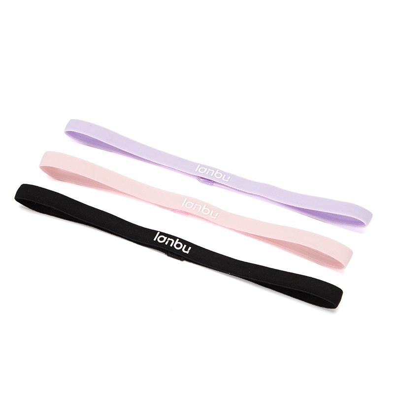 LANBU蓝步运动头带男女同款新款训练健身束发带跑步舒适迷你头带