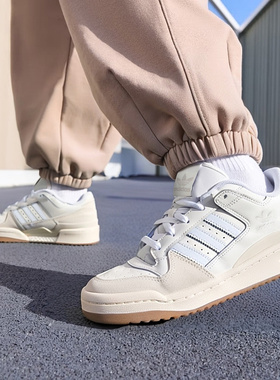 阿迪达斯三叶草板鞋男鞋女鞋冬季新款低帮运动鞋FORUM休闲鞋