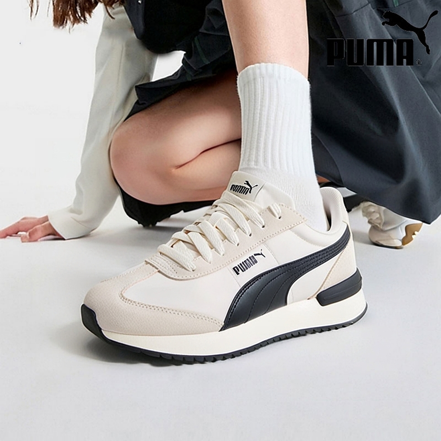 PUMA彪马男鞋女鞋秋季新款复古拼接运动鞋R78经典休闲鞋子399250