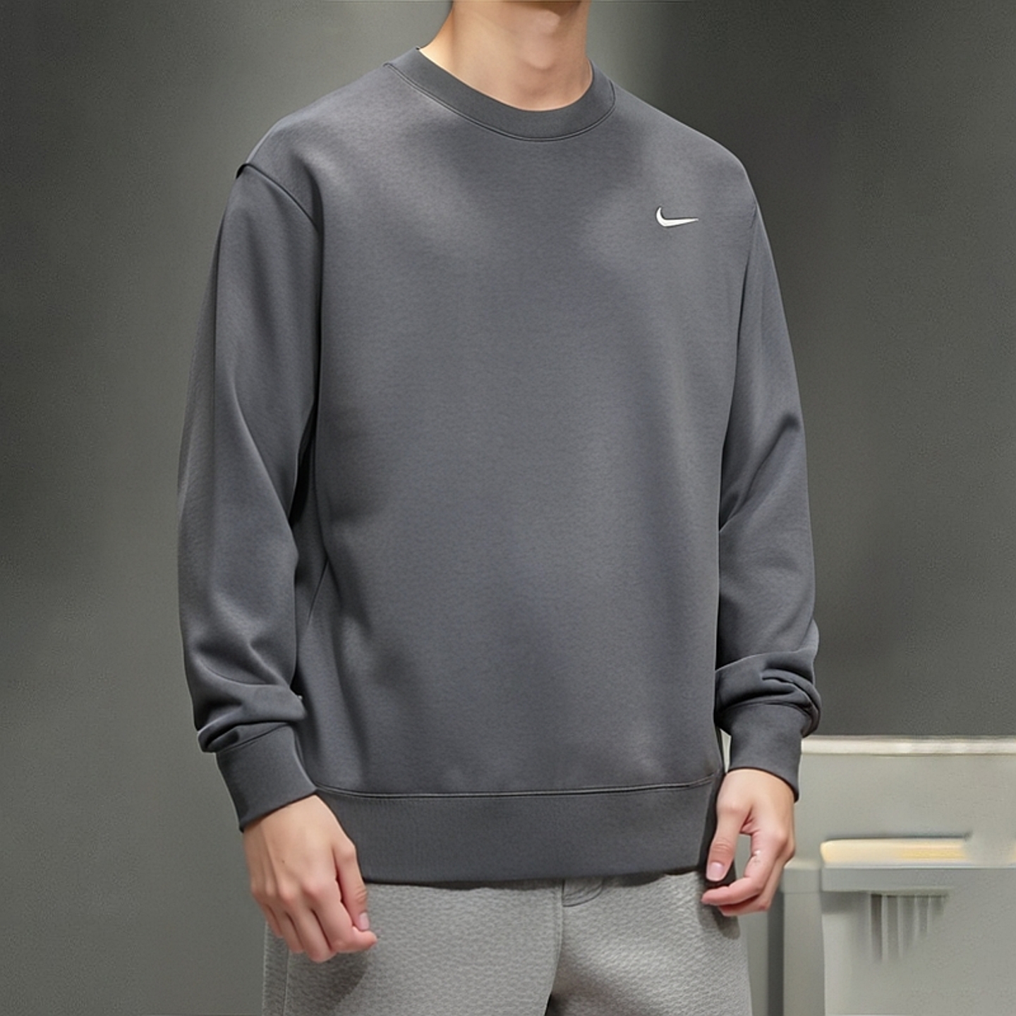 NIKE耐克男士卫衣正品2025秋季新款圆领套头衫休闲上衣运动服外套