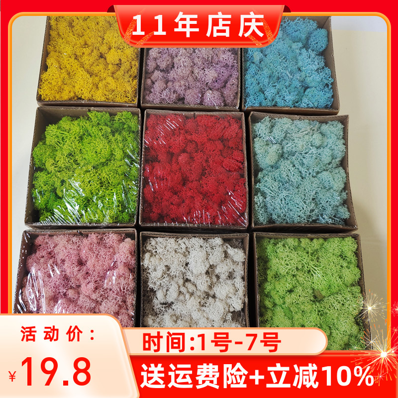 无杂质100克diy仿真墙永生苔藓