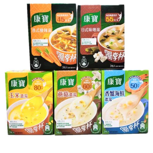 玉米浓汤蘑菇浓汤速食汤康宝
