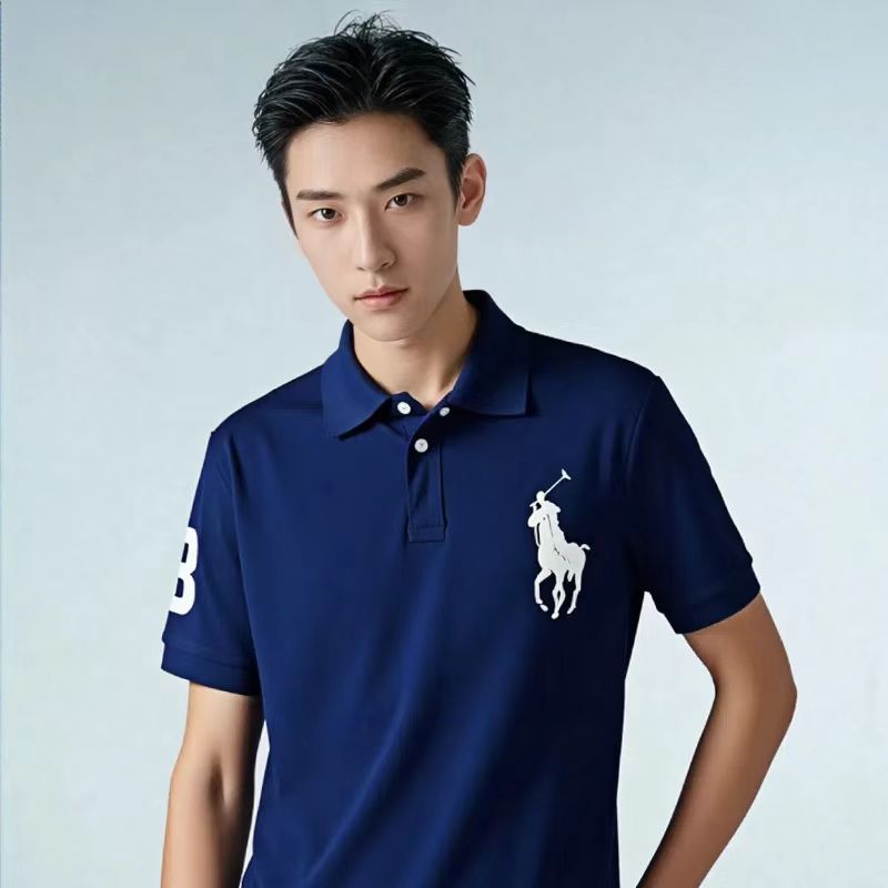 美国拉夫RL男装夏季经典款网眼纯棉休闲短袖翻领T恤大马POLO衫