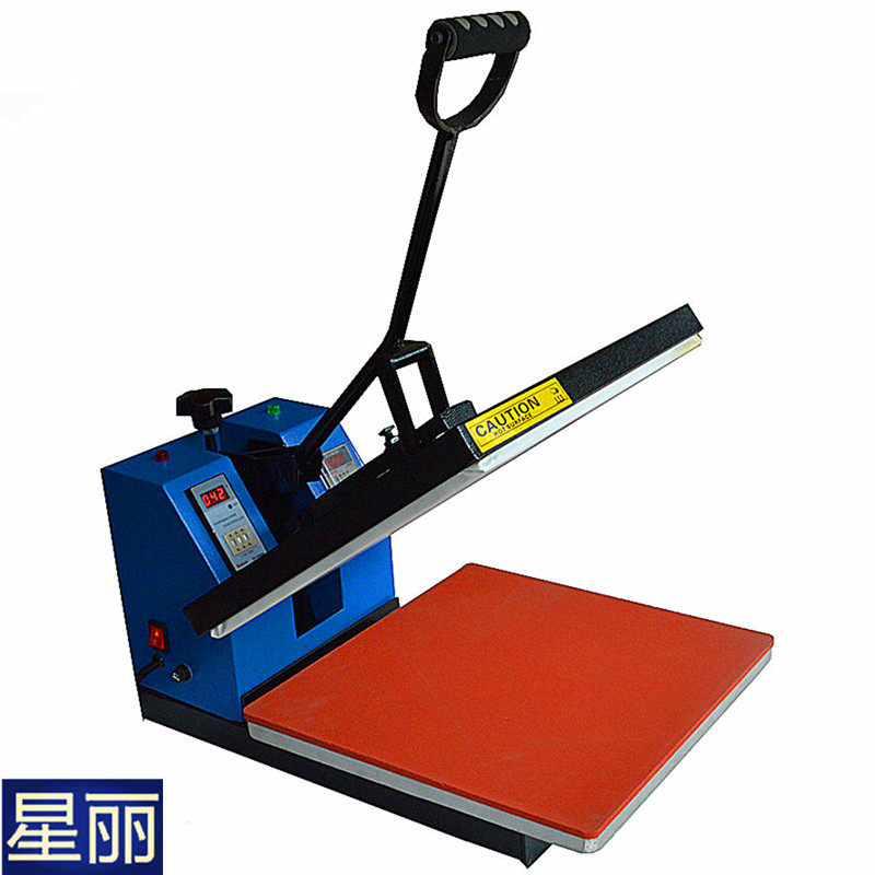 烫衣服神器小型家用服装店专用热转印平板烫画机38厘米手动压烫机