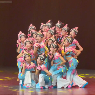 梨园小花旦舞蹈演出服装俏花旦女京剧戏曲舞台表演群舞剧目服装