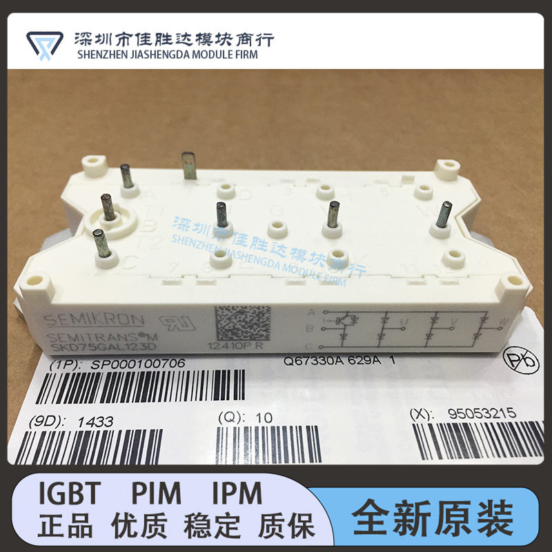 SKM75GDL123D SKD75GAL123D SKD100GAL124D7 SKD100GAL123D2现货 - 实物图