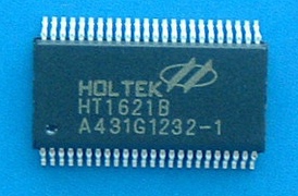 HT1621B 内存映射32x8LCD控制器的I/O微控制器芯片全新原装进口