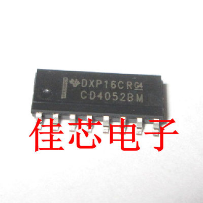 CD4052BM CD4052BM96 CD4052 CMOS模拟多路解复用器逻辑电平转换