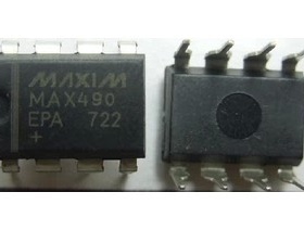 MAX490EPA 低功耗，限摆率RS-485/RS-422收发器全新原装进口