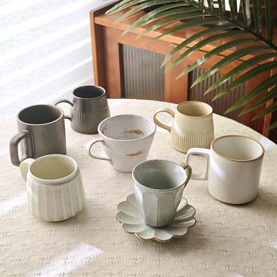 手工陶瓷杯马克杯情侣日式咖啡杯