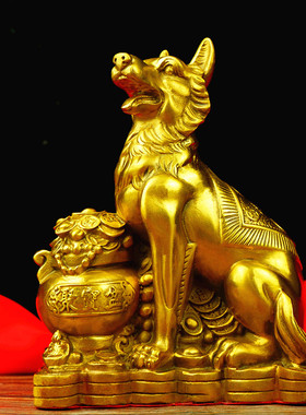 聚财摆件十二生肖镇宅西北角元宝