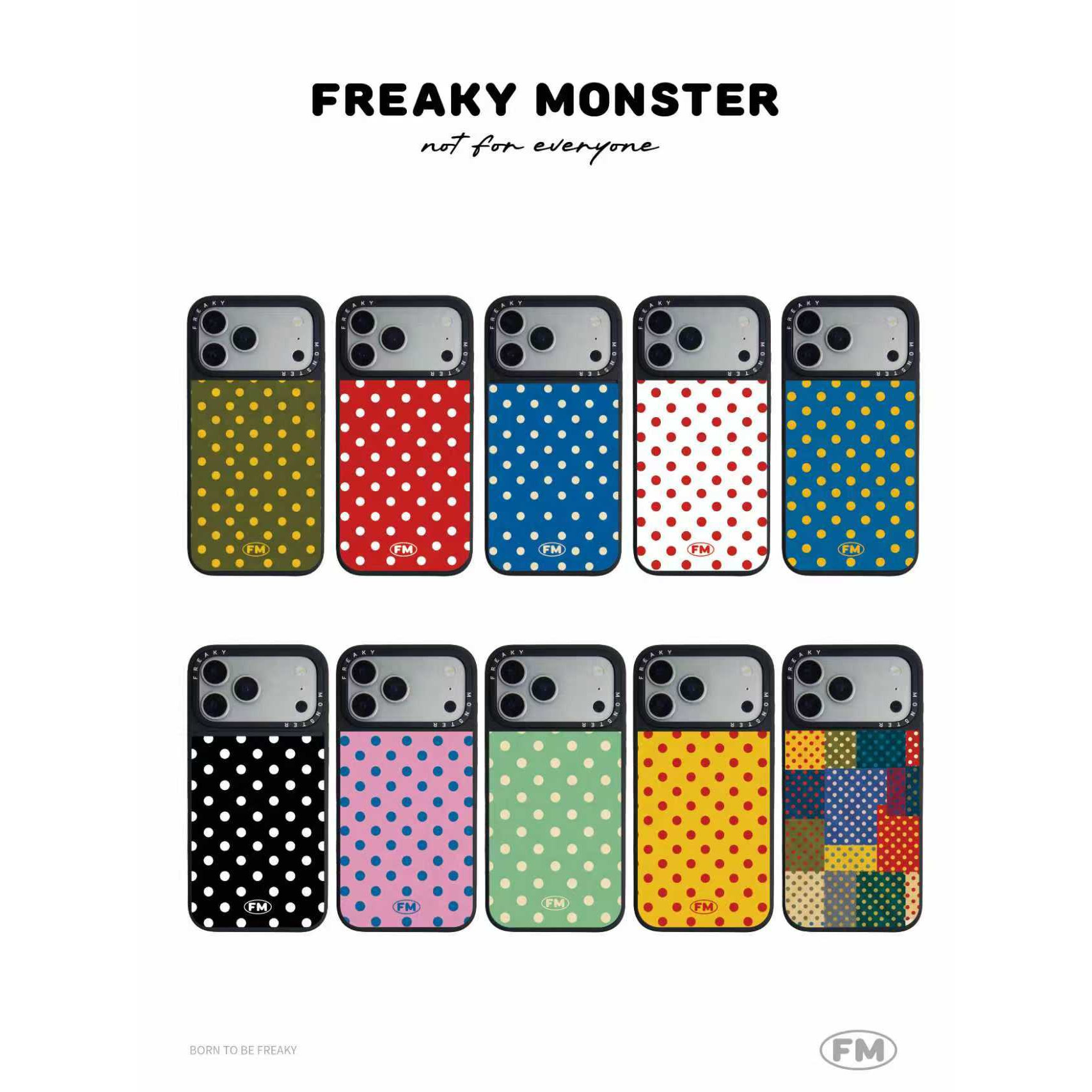 FreakyMonster·波点磁吸·系列手机壳手机套波点手机壳全包防摔