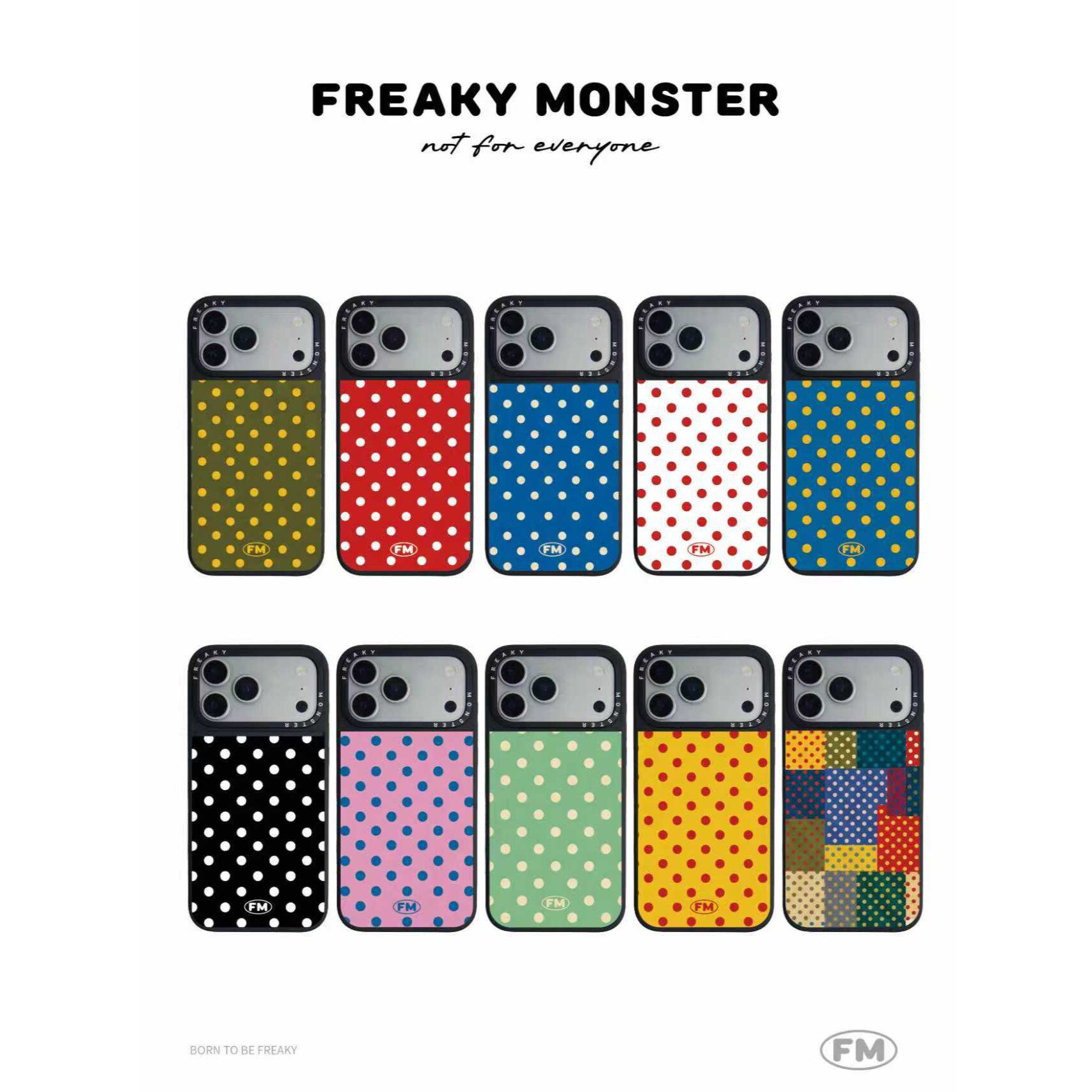 Freaky Monster · 波点狂想 · 系列手机壳波点苹果手机壳全包防摔适用苹果17pro max 苹果17/16/15/14