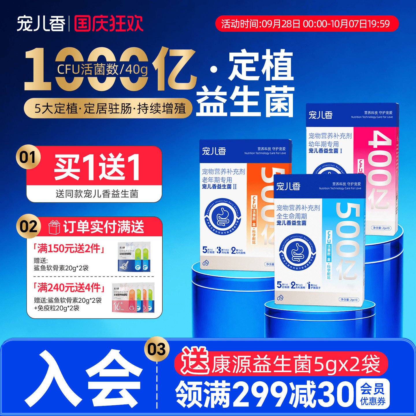 宠儿香宠物益生菌10袋/盒 买一送一 17.3元 - 86线报