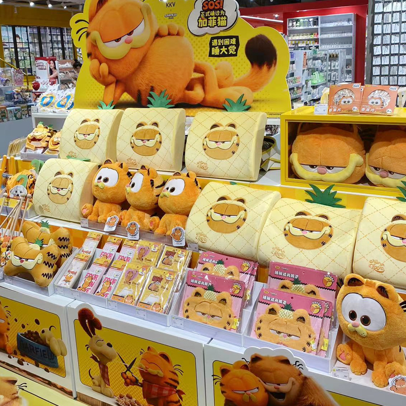 KKV代购加菲猫空顶帽眼罩宠物服