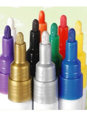 金万年油漆笔家具补漆笔补色绿黑白红橙黄紫色描银笔包邮G-0971