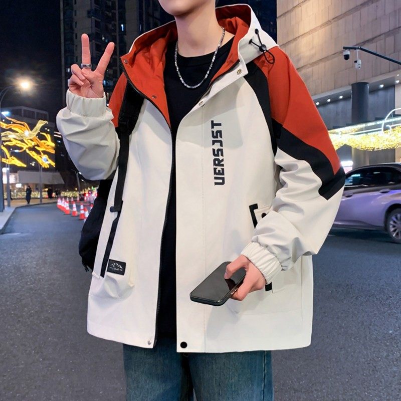 加绒加厚夹克抗寒保暖外套男秋冬季2025新款冲锋衣青少年学生棉衣,运动服/休闲服装,运动套装,淘宝优惠券,粉丝福利购,淘宝优惠卷