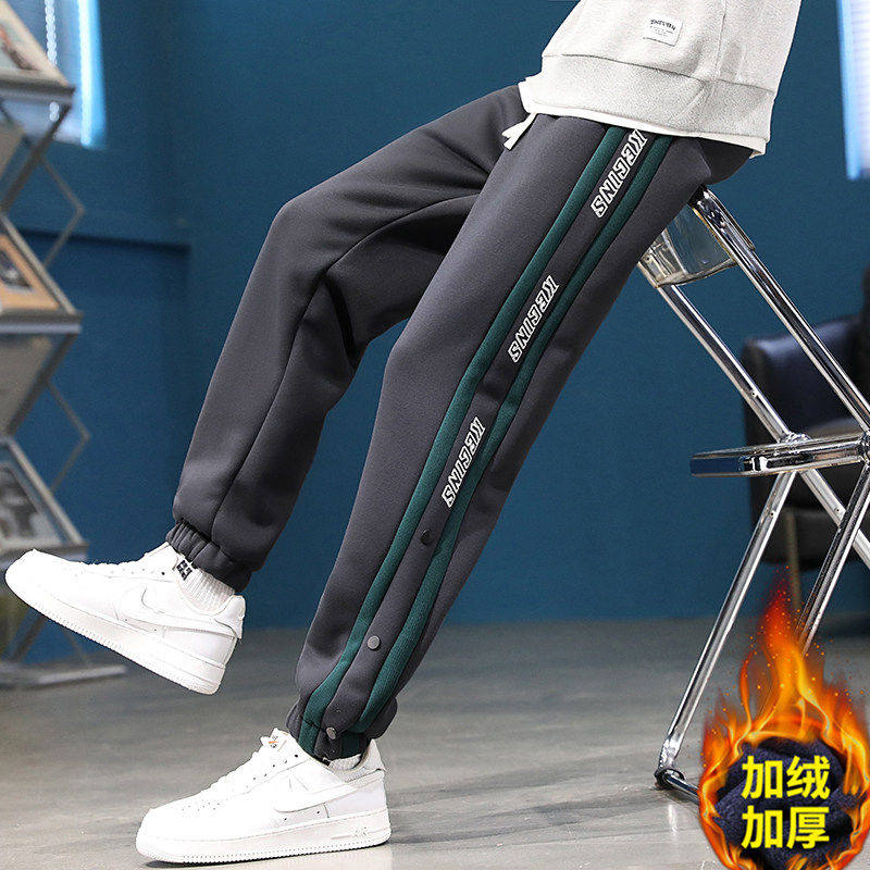 12冬季青少年加绒裤子13初中学生休闲长裤子15岁大童羊羔绒运动裤,运动服/休闲服装,运动套装,淘宝优惠券,粉丝福利购,淘宝优惠卷
