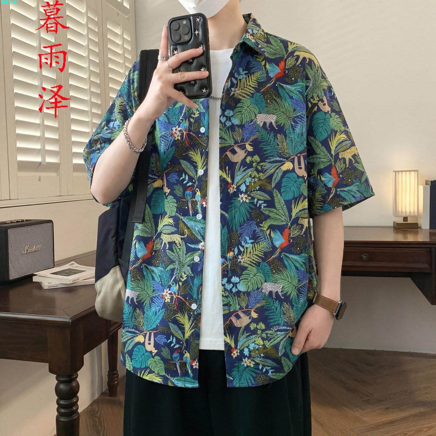 半袖学生衬衣薄款大码短衫