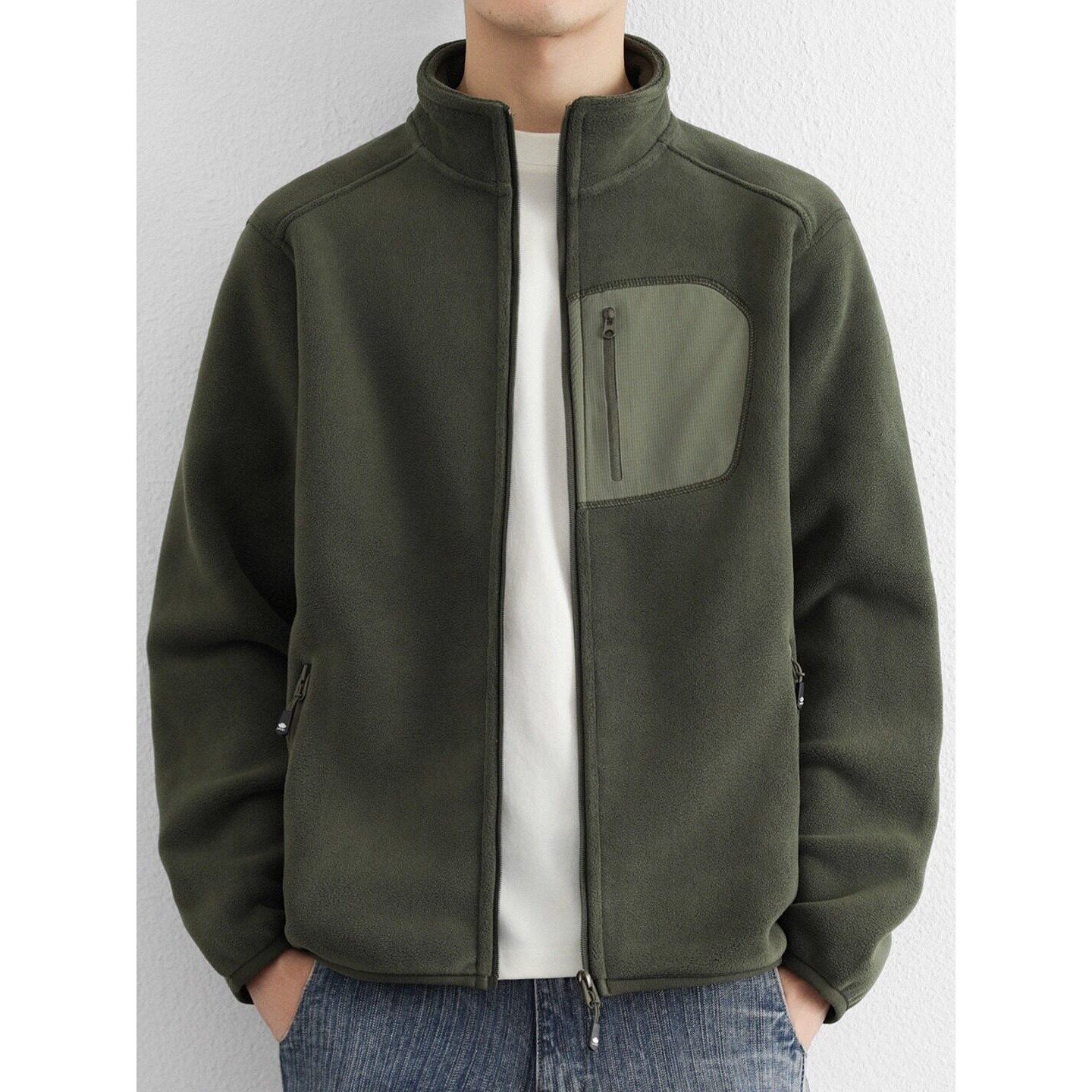 外套男户外防风口袋摇粒绒抓绒秋冬季内胆奥粒绒夹克加绒加厚保暖,户外/登山/野营/旅行用品,作训外套/套装/野战套装,淘宝优惠券,粉丝福利购,淘宝优惠卷