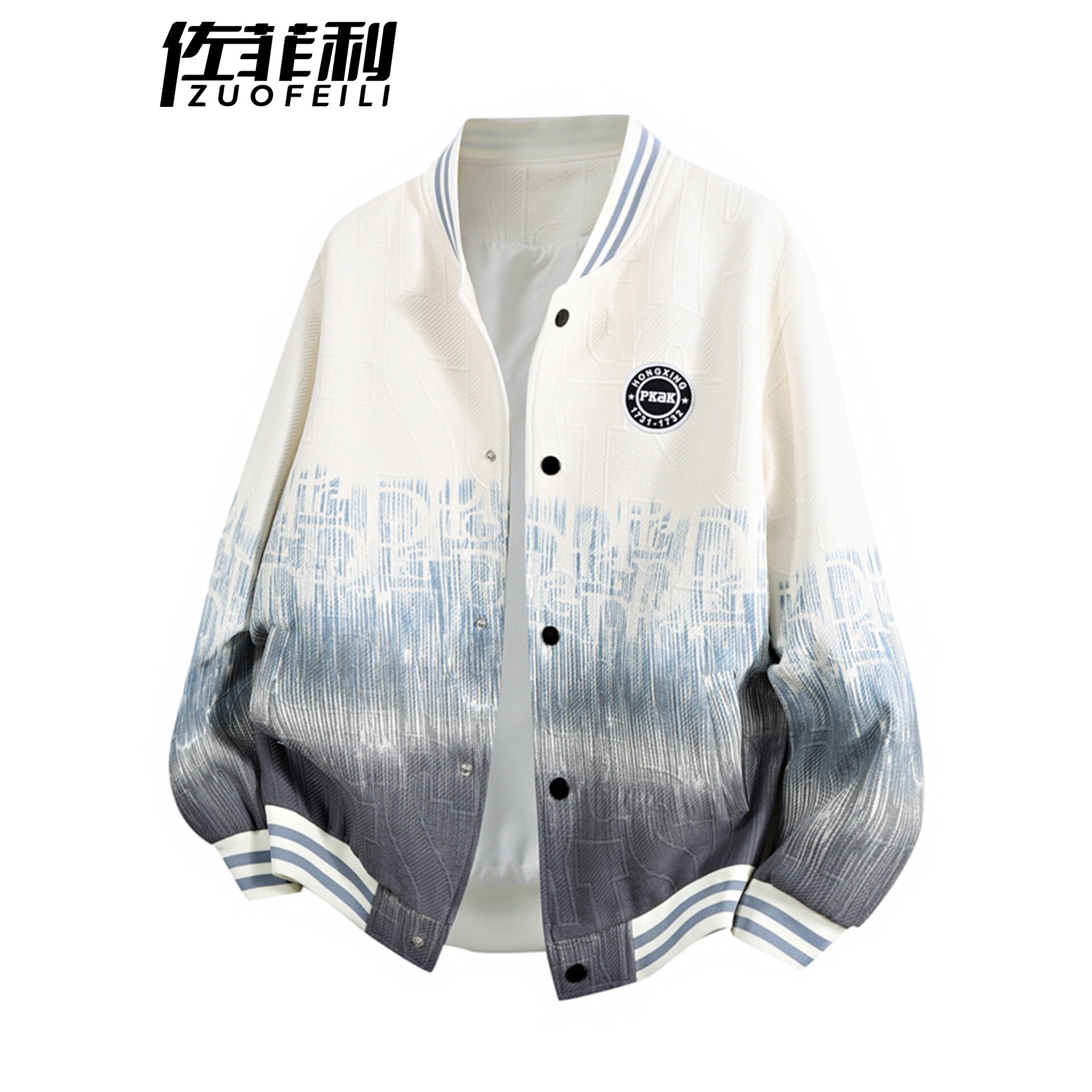 徽章棒球服男春秋季2026新款单排扣美式风衣服青少年春装夹克外套