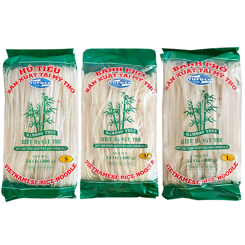 越南進(jìn)口越竹林河粉米粉400g 1mm 3mm 5mm干粉速食牛肉方便面粉絲