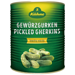 德国进口冠利酸黄瓜9.7kg大罐装 正宗俄式酸青瓜仔罐头腌小黄瓜