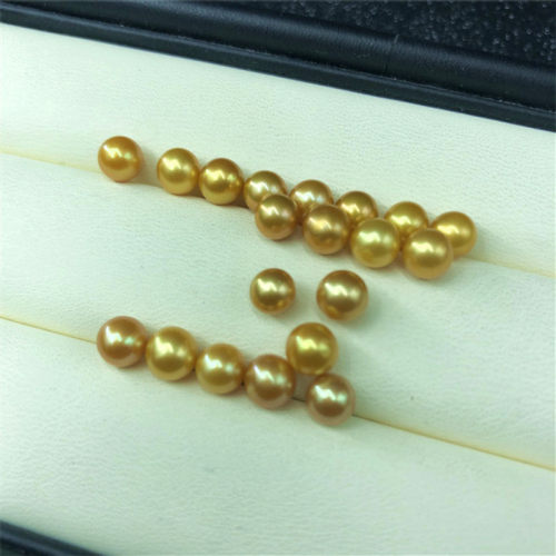 金色珍珠大唐物语diy耳钉