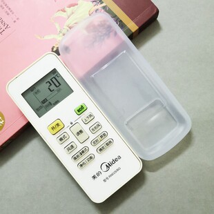 A软硅胶防尘罩防水高清透明防摔 空调遥控器保护套RN02D 美