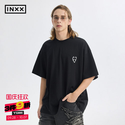 INXXAPYD黑白简约夏季短袖T恤