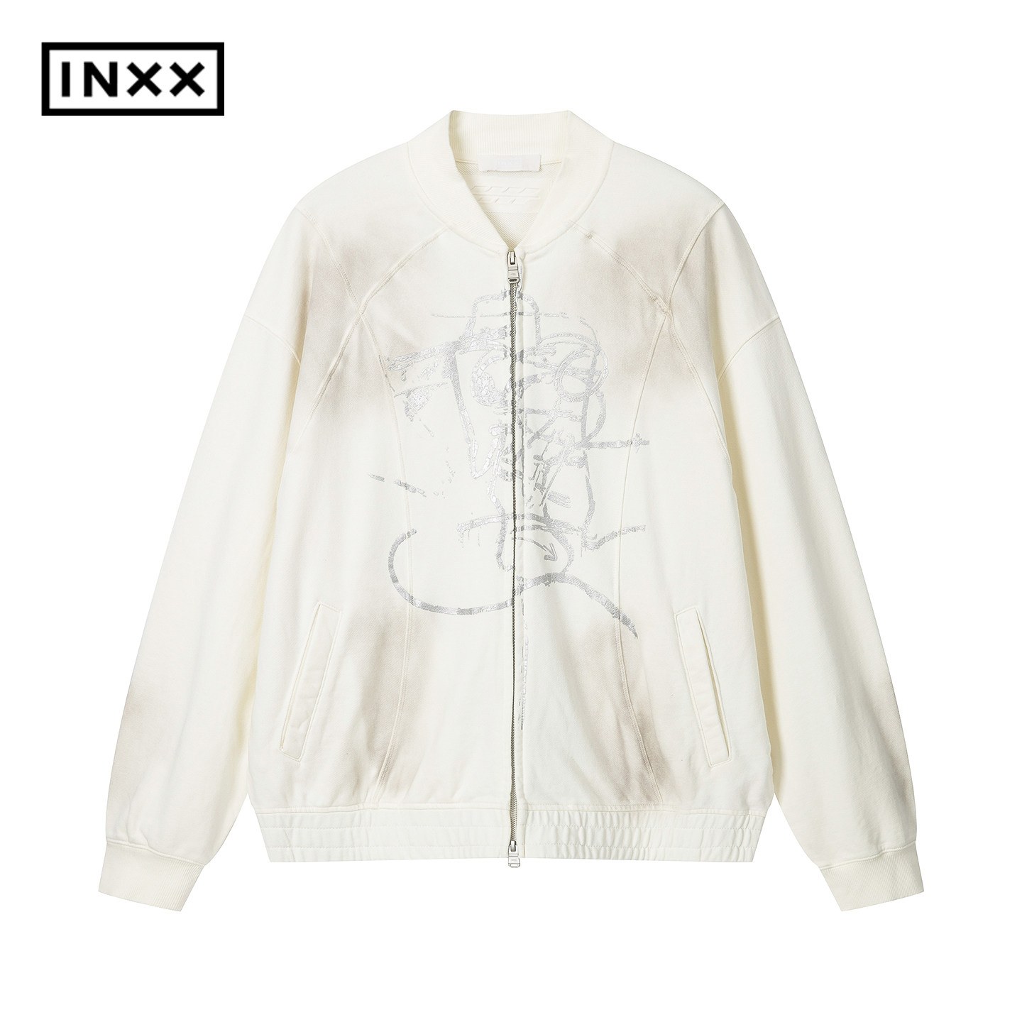 INXX印花喷色开衫卫衣男女同款XWF3101082