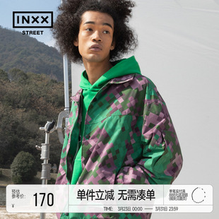 潮牌宽松休闲短外套情侣ISE1140189 inxxstreet