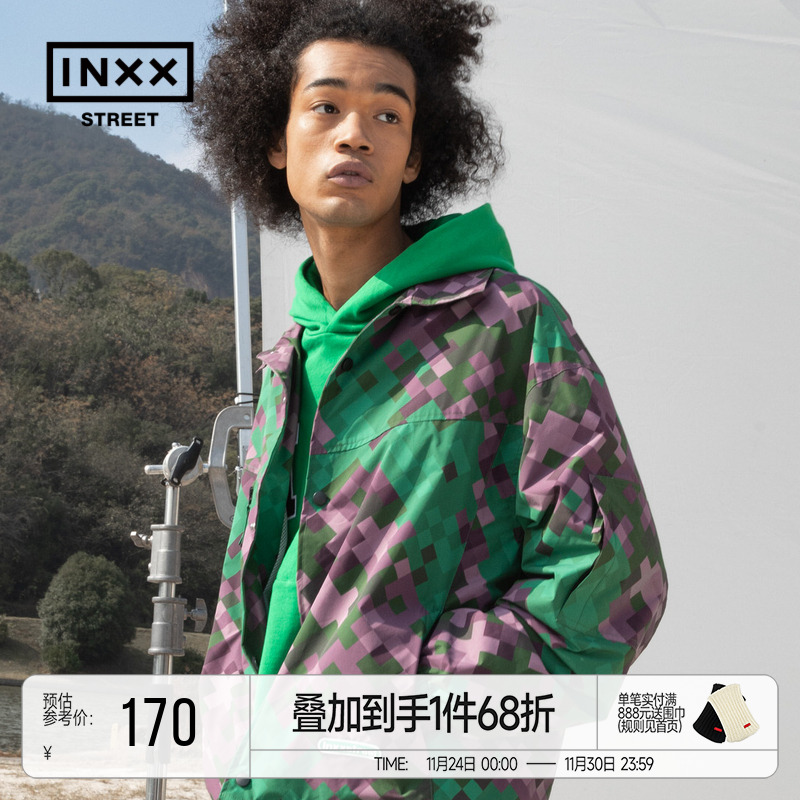 【inxxstreet】潮牌宽松休闲短外套情侣ISE1140189