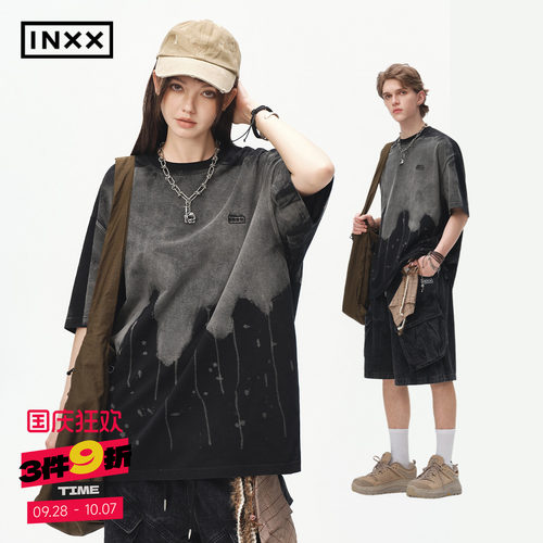 INXX美式街头风夏季短袖T恤