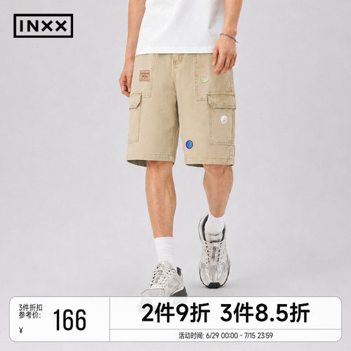 INXX夏季薄款宽松工装五分裤